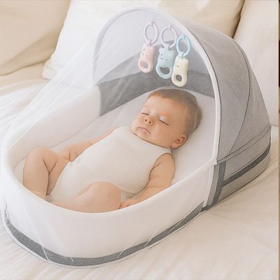 Lit bebe de voyage | Ultra - compact - Bebe Night