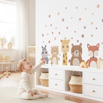 Stickers muraux enfant | Repositionnables - Bebe Night