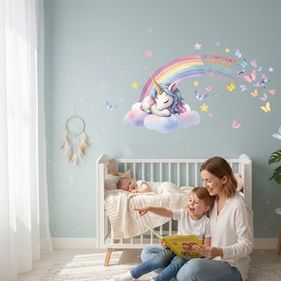 Stickers muraux enfant colorés | Univers Magique - Bebe Night
