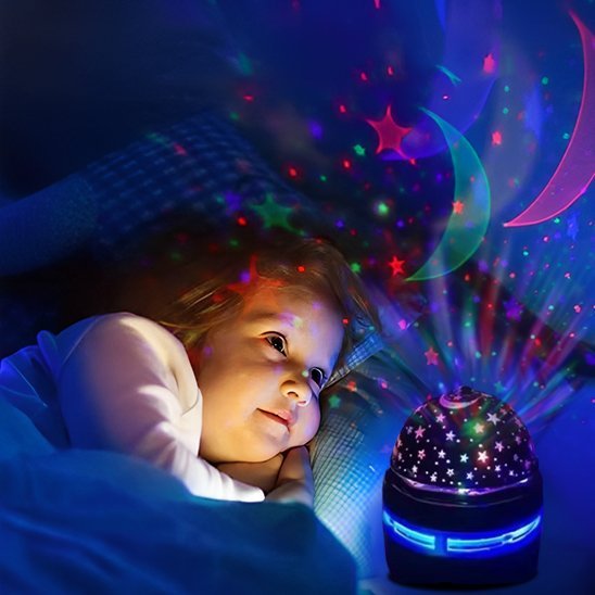Veilleuse bébé projection plafond | DreamStars - Bebe Night