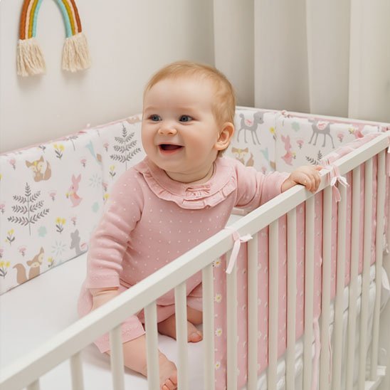 Tour de lit bébé | Respirant Sécurité - Bebe Night