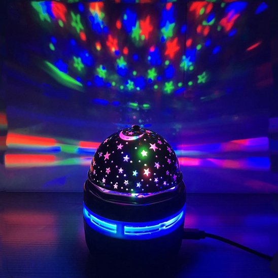 Veilleuse bébé projection  plafond